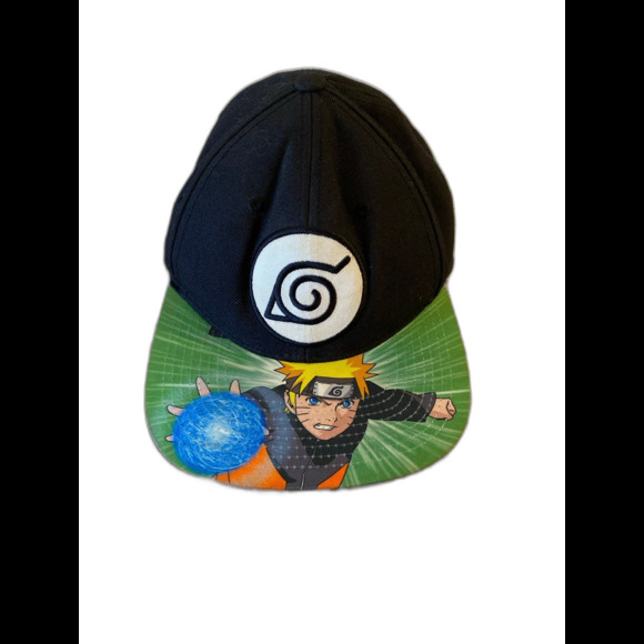 Vintage  Cap Y2K Naruto Shippuden Leaf Village Snapback 2007 Hat - Picture 1 of 11